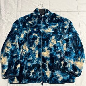 Kith Ice Dye Harper Vintage Sherpa Full Zip Jacket